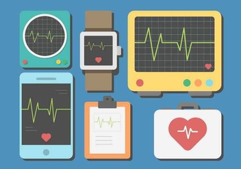 Free Heart Monitor Vector - vector gratuit #408335